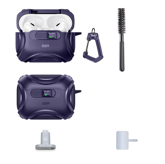 Husă ESR Cyber FlickLock MagSafe pentru căști Apple AirPods Pro 3