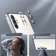 Carcasă de protecție pentru camera foto pentru Samsung Galaxy Note 10+ Plus, CamShield MagSafe, transparent / argintiu
