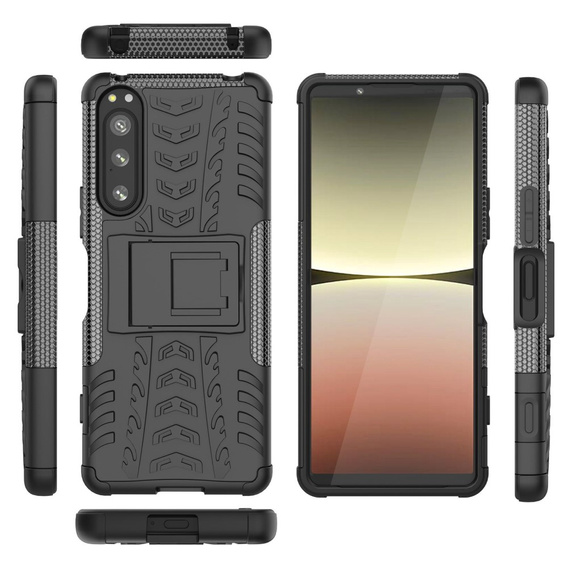 Huse pentru Sony Xperia 5 IV 5G, Tire Armor, negru