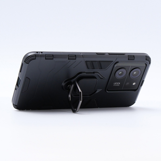 Huse pentru Xiaomi 13T / 13T Pro, Kickstand Ring, negru