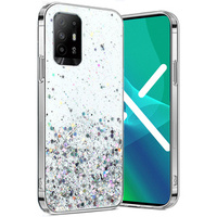 Huse pentru Oppo Reno5 Z / F19 Pro Plus, Glittery, transparentă