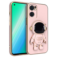 Huse pentru Oppo Reno 7 5G, Astronaut, roz