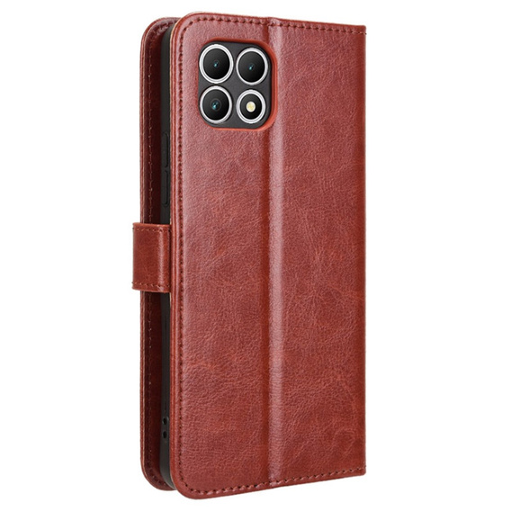 Cu clapetă pentru T Phone 2 5G, Crazy Horse Wallet, maro