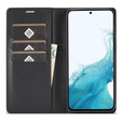 Carcasă cu clapetă pentru Samsung Galaxy A36, Carbon LC.IMEEKE, negru