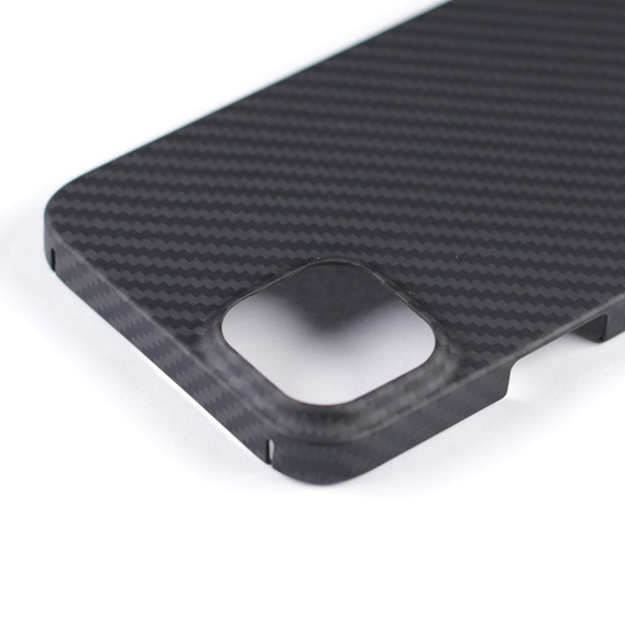 Husă pentru iPhone 14, Aramid Fiber Cover, negru