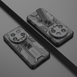 Husa pentru Xiaomi 14 Ultra, Military kickstand, negru