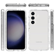 Carcasă pentru Samsung Galaxy S24, Shockproof, cu folie, transparentă
