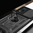Husă blindată pentru Vivo V21 5G, CamShield Slide, negru