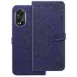 Cu clapetă pentru Oppo A38 4G / Oppo A18 4G, Mandala, violet