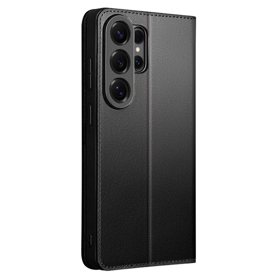 Husă din piele Qialino pentru Samsung Galaxy S26 Ultra, negru