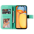 Cu clapetă pentru Xiaomi Redmi 13C / Poco C65, Mandala Flower, verde