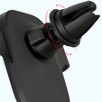 Suport gravitațional auto XO C37 pentru grila pentru smartphone-uri (lățime 5,5-8,5 cm)