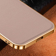 Huse pentru Samsung Galaxy S22+ Plus, Cowhide Leather, roz