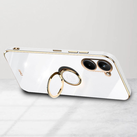 Huse pentru Realme 10 4G, Electro Ring, alb