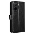 Cu clapetă pentru Xiaomi Redmi A5, Crazy Horse Wallet, negru