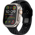 Curea din silicon pentru Apple Watch 1/2/3/4/4/5/6/6/7/8/SE/ULTRA 42/44/45/49MM, negru