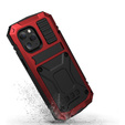 Husă blindată pentru iPhone 12 / 12 Pro, R-JUST, roșu