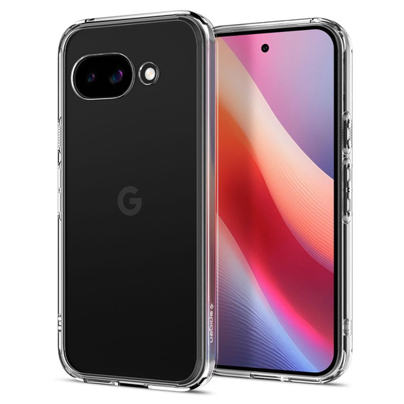 Carcasa Spigen pentru Google Pixel 9A, Ultra Hybrid, transparentă + sticlă temperată 9H