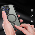 Husă pentru Samsung Galaxy S24 Ultra, ERBORD Impact Guard, MagSafe, negru