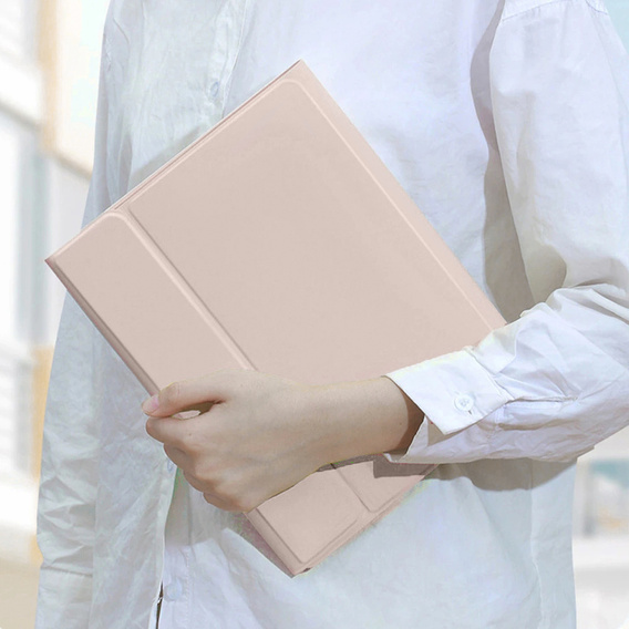 Tastatura Bluetooth cu touchpad pentru Lenovo Tab K11 Plus - roz
