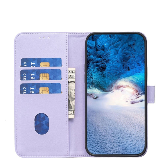 Husa cu clapetă pentru Xiaomi Redmi Note 13 Pro 5G, BINFEN Wallet, violet