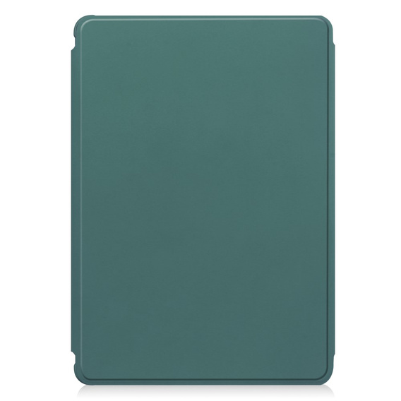 Husă pentru tastatură pentru iPad Pro 11" 2024 (5 gen.), Rotary 360° Leather, verde închis