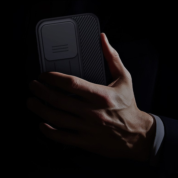 Husă NILLKIN Camshield Pro cu capac pentru cameră pentru OnePlus 15 5G, negru