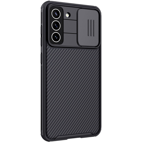 Carcasă blindată Nillkin pentru Samsung Galaxy S21 FE, CamShield Pro, negru