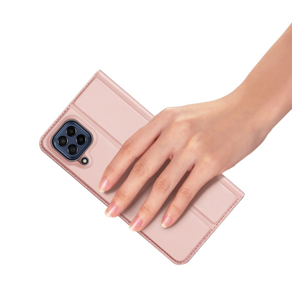 Dux Ducis Huse pentru Samsung Galaxy M53 5G, Skinpro, roz rose gold
