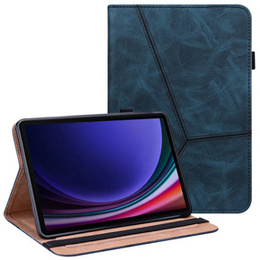 Husă pentru Samsung Galaxy Tab S10 Lite / S10 FE / S9 FE / S9, Classic, cu spațiu pentru stylus, albastru