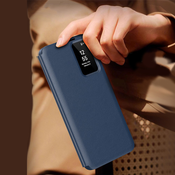 Husă Smart View Wallet pentru Samsung Galaxy S26, albastră