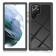 Carcasă pentru Samsung Galaxy S22 Ultra 5G, Shockproof, cu folie, albastru