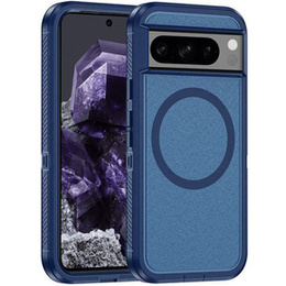 Carcasă cu ramă pentru Google Pixel 8 Pro, pentru MagSafe, albastru