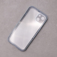 Husa pentru iPhone 13, Magnetic Dual Glass, albastru