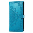 Cu clapetă pentru Oppo Reno 12FS / 12F, Mandala, albastru