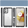 Huse pentru Motorola Moto G73 5G, Fusion Hybrid, transparent / negru