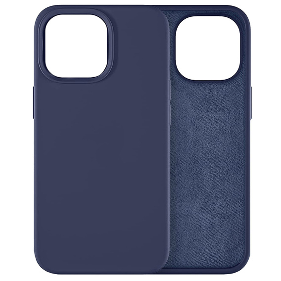 Husa pentru iPhone 14 Pro Max, Silicone Lite, albastru închis