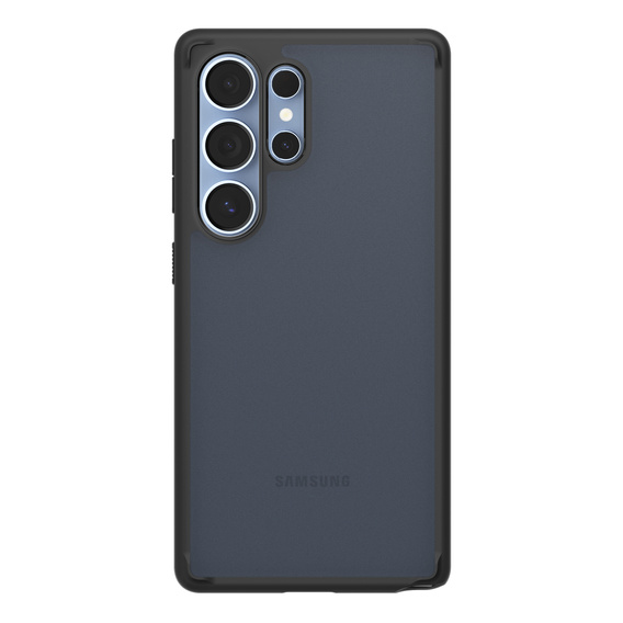 Carcasa Spigen pentru Samsung Galaxy S25 Ultra, Ultra Hybrid, negru / mat + sticlă temperată 9H