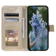 Cu clapetă pentru Samsung Galaxy S23 FE, Mandala, de aur