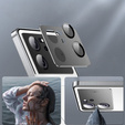 Carcasă de protecție pentru camera foto pentru Xiaomi 13T / 13T Pro, CamShield MagSafe, transparent / argintiu