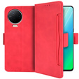 Cu clapetă pentru Infinix Note 12 2023, Card Slot, roșu