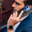 Cu clapetă pentru Xiaomi Redmi 15C 4G/LTE, Crazy Horse Wallet, negru