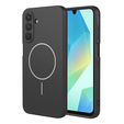 Manșon din silicon pentru Samsung Galaxy A17 5G, pentru MagSafe, negru