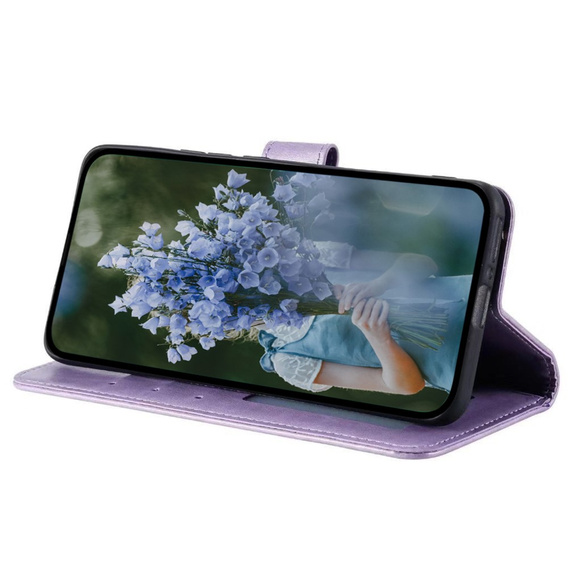 Cu clapetă pentru Samsung Galaxy S23 FE, Mandala, albastru