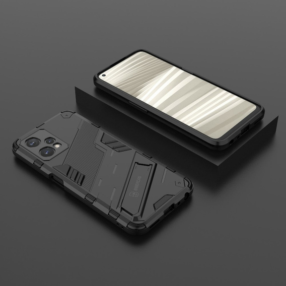 Husa pentru Realme 9 Pro / OnePlus Nord CE 2 Lite 5G, Military kickstand, albastru