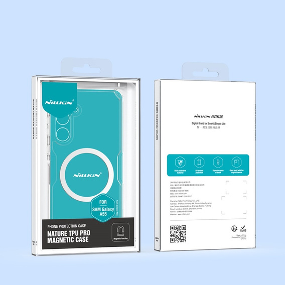 Husa NILLKIN pentru Samsung Galaxy A55 5G, Nature TPU, pentru Magsafe, transparentă