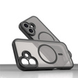 Husă pentru iPhone 17, pentru MagSafe, cu protecție pentru cameră, colorată cu margine neagră