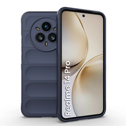 Huse pentru Realme 14 Pro 5G, Gaming Shockproof, albastru închis