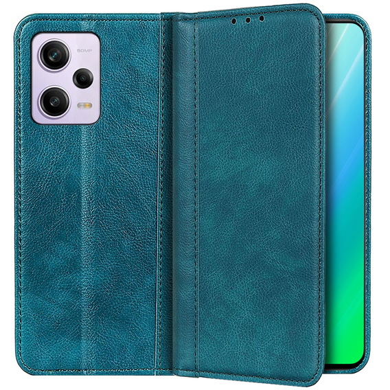 Huse pentru Xiaomi Redmi Note 12 Pro+ 5G, Wallet Litchi Leather, verde