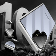 Husa pentru Samsung Galaxy S25 Ultra, Magnetic Dual Glass, de argint
